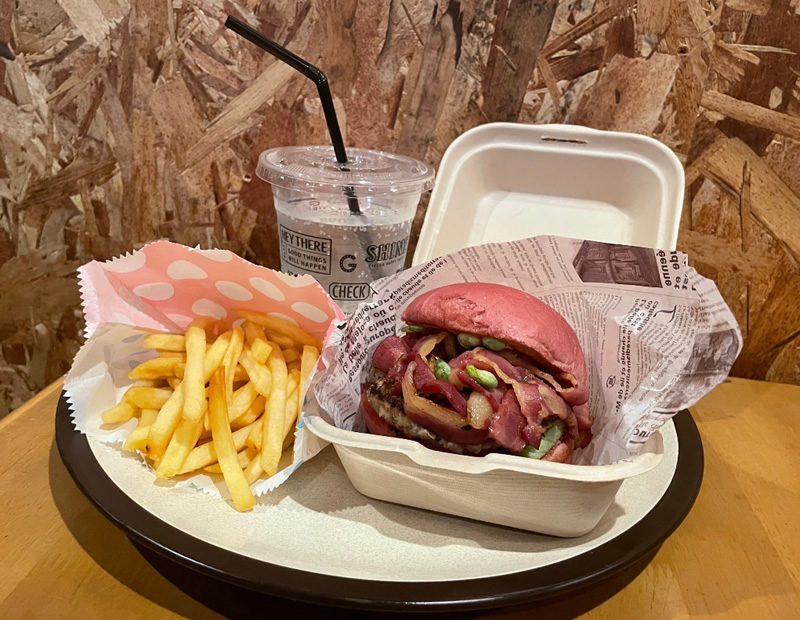 はびきのバーガーセット